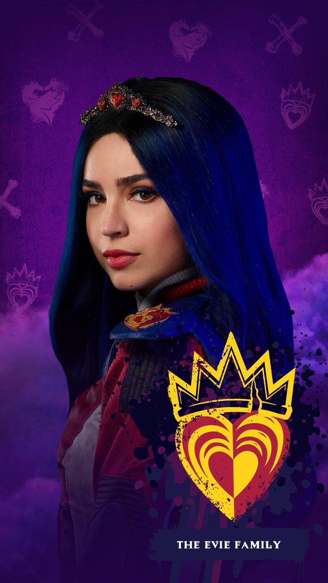 Mal Descendants 3 Blue And Purple Wallpapers Wallpaper Cave