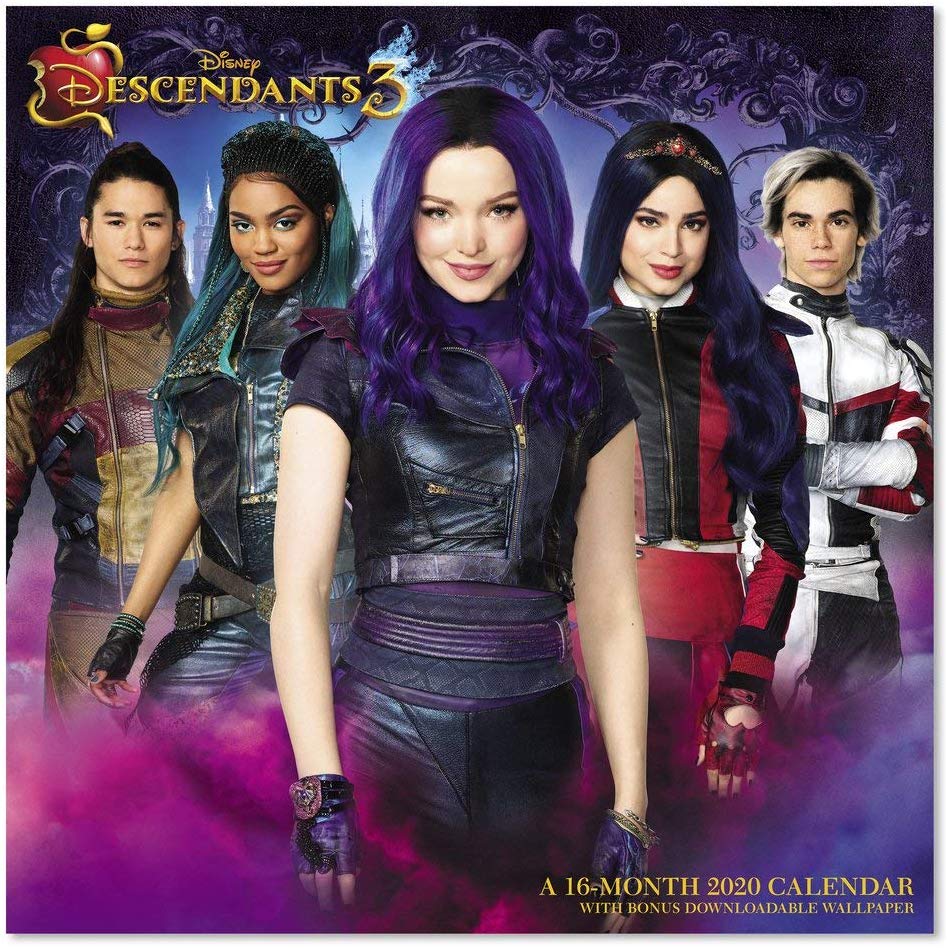 Mal Descendants 3 Blue And Purple Wallpapers Wallpaper Cave