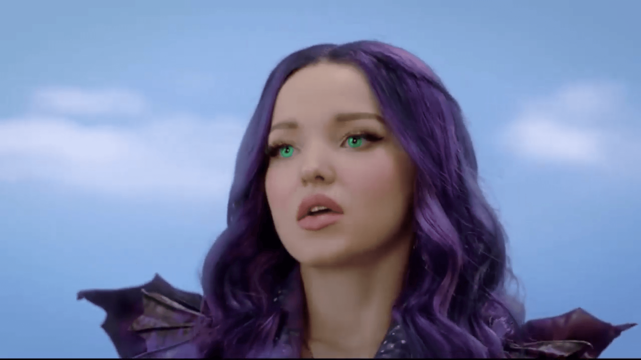 Mal Descendants 3 Blue And Purple Wallpapers Wallpaper Cave