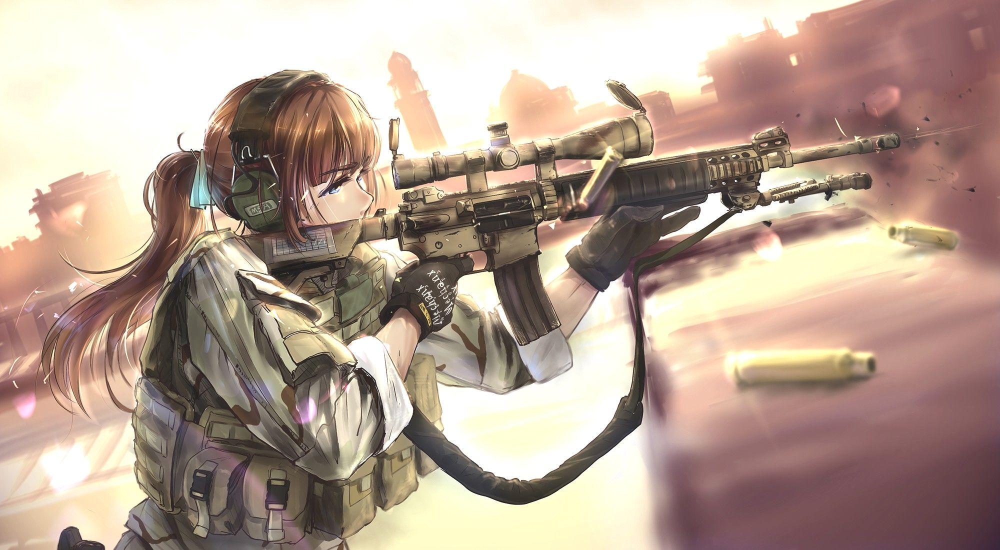 Anime Military Girl Wallpapers - Wallpaper Cave