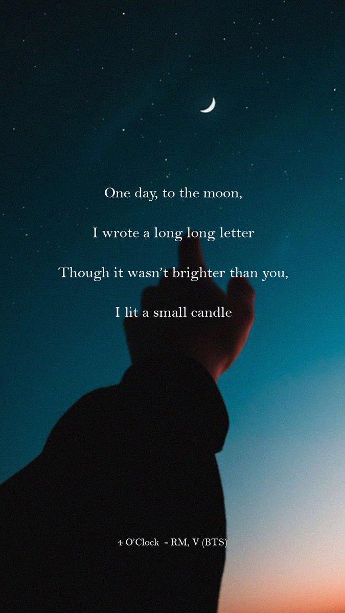 Bts 4 O'clock Lyrics Wallpaper bmpurban