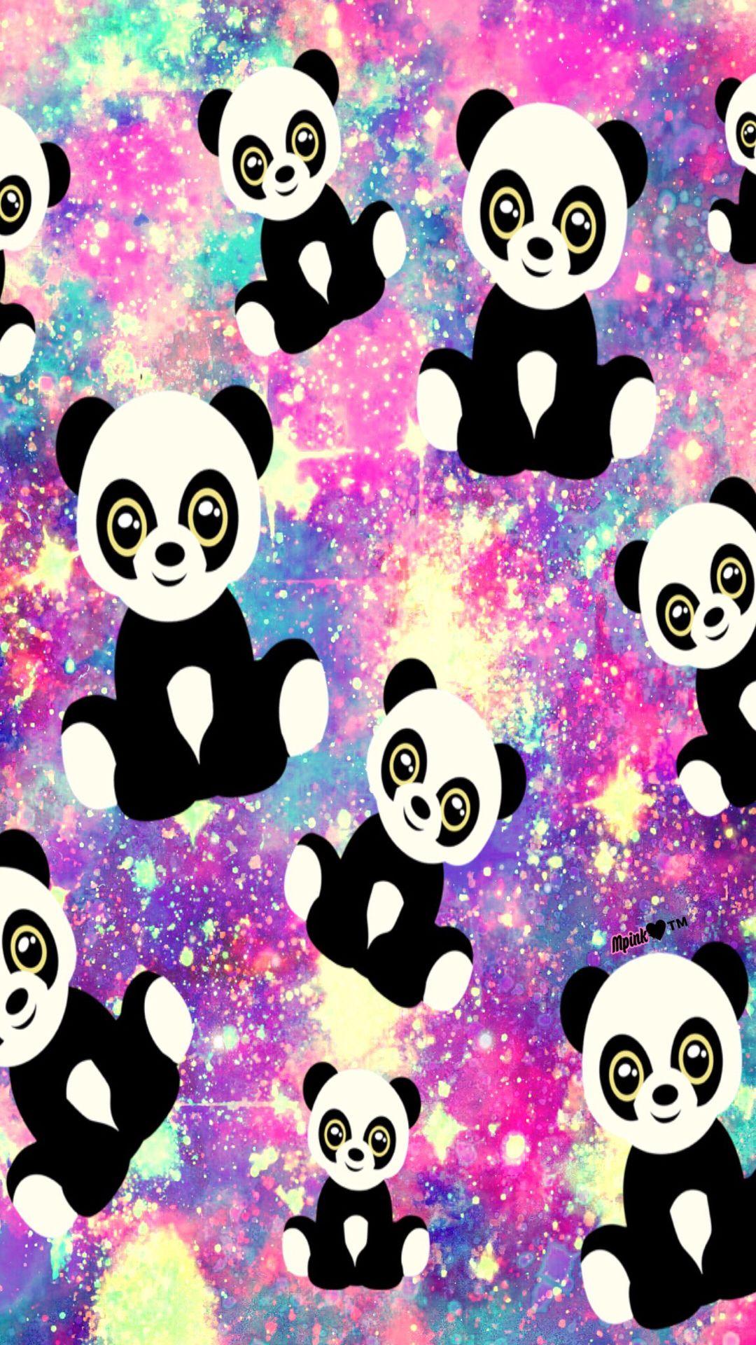 Kawaii Pink Panda Wallpapers Wallpaper Cave