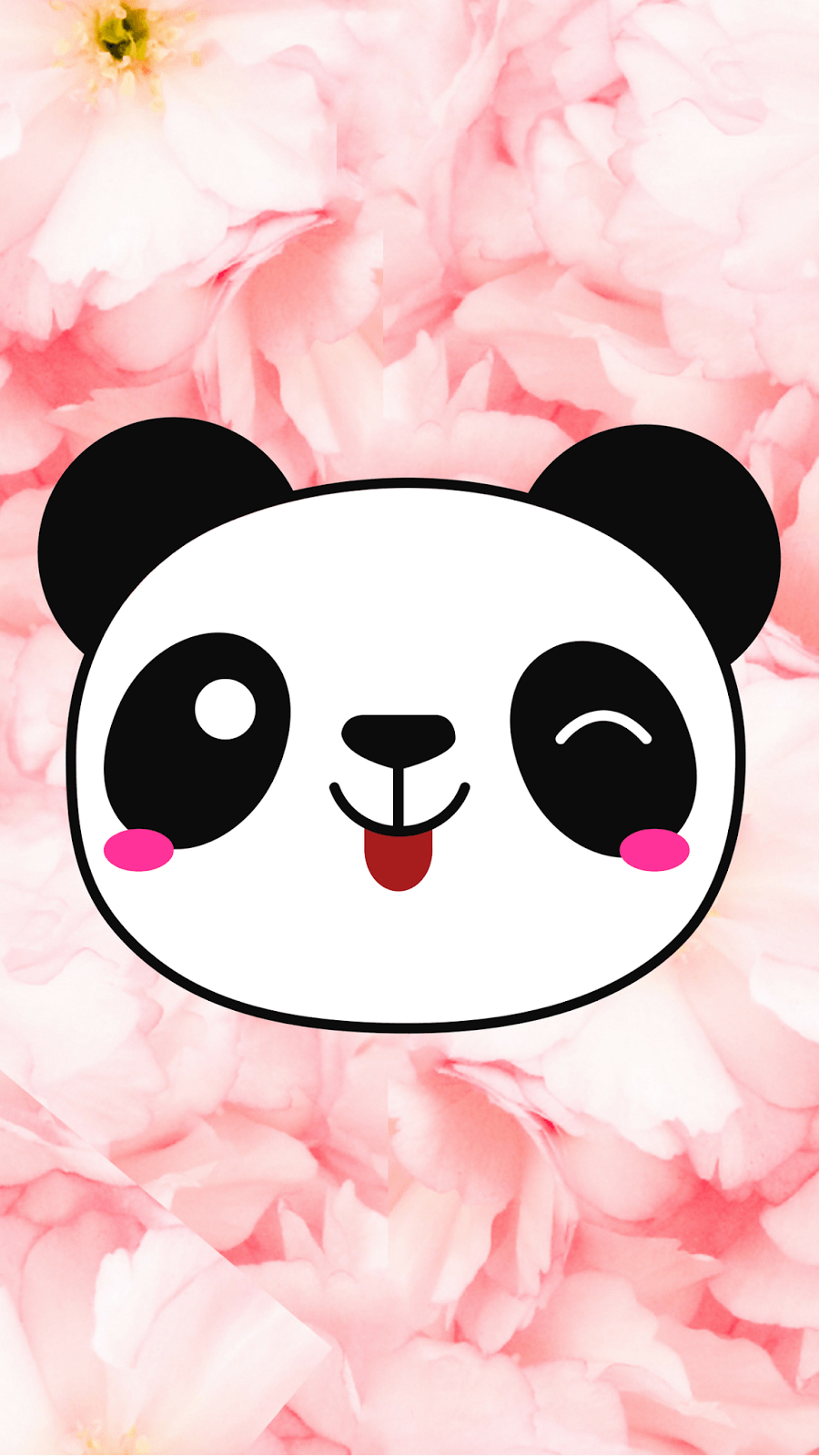Kawaii Pink Panda Wallpapers Wallpaper Cave