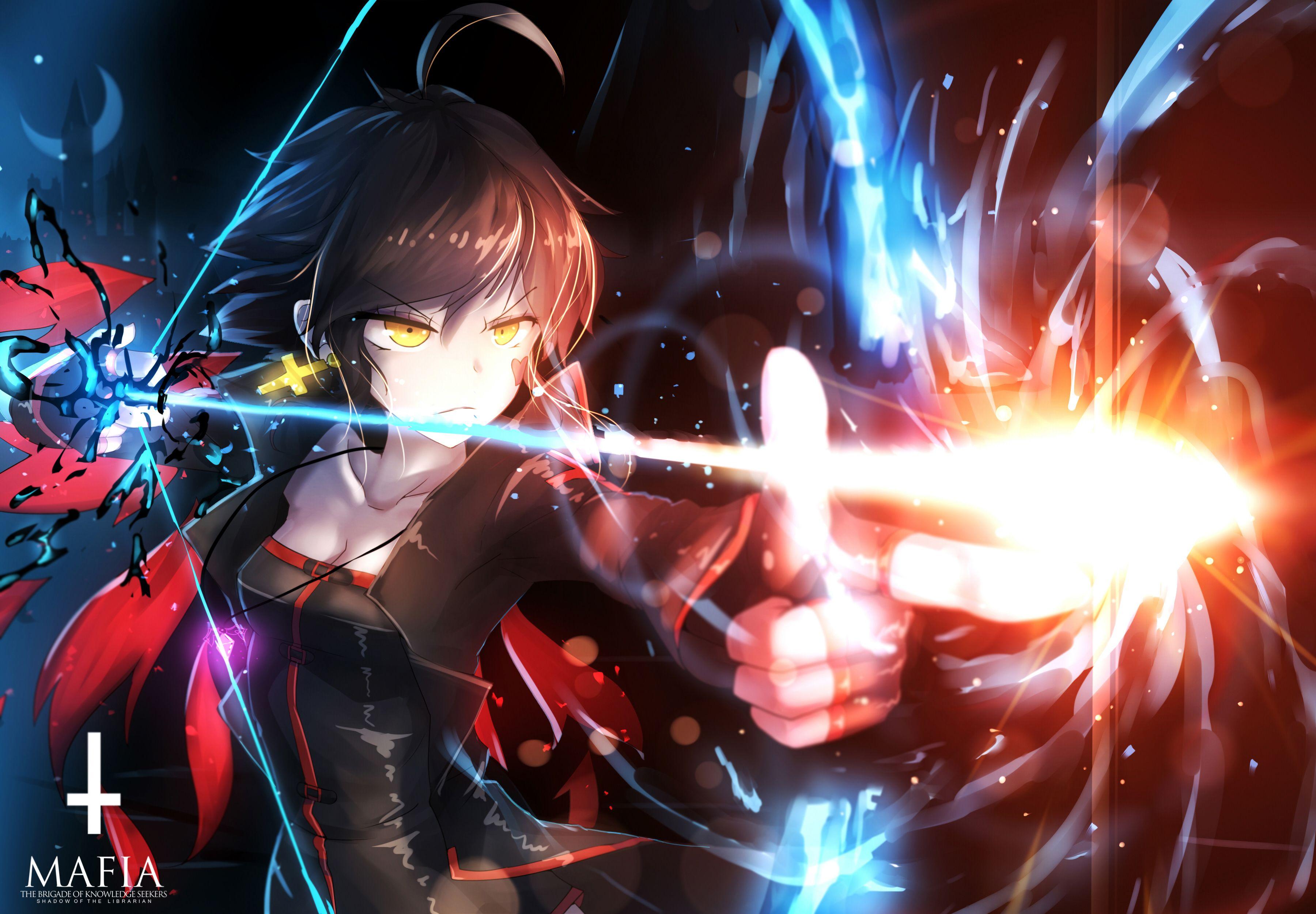 Anime Girl Badass Wallpapers Wallpaper Cave