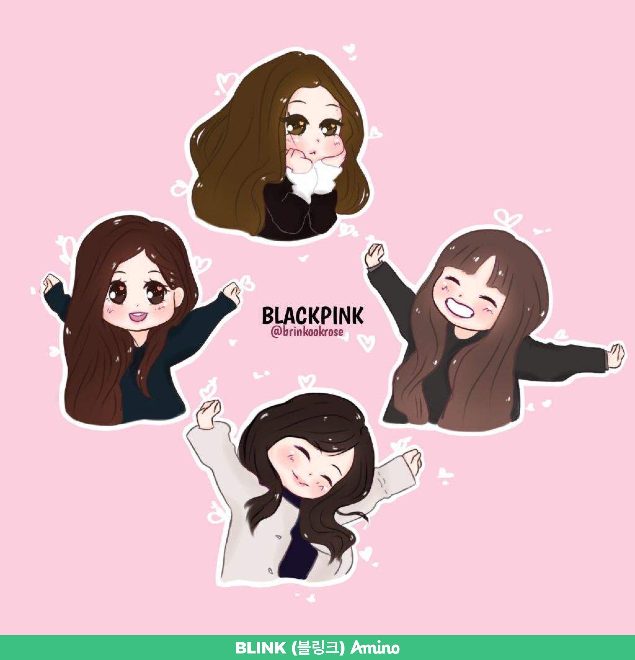 Anime Blackpink Chibi Wallpapers Wallpaper Cave