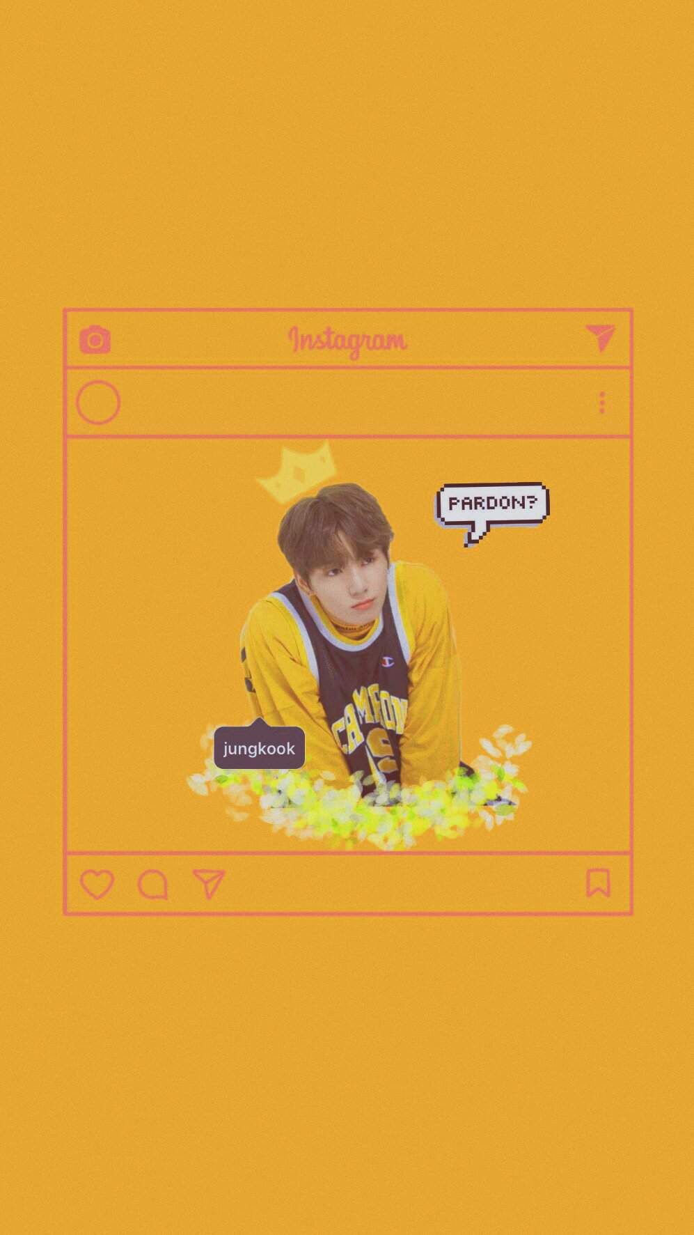 Jungkook Yellow Aesthetic Wallpapers Wallpaper Cave
