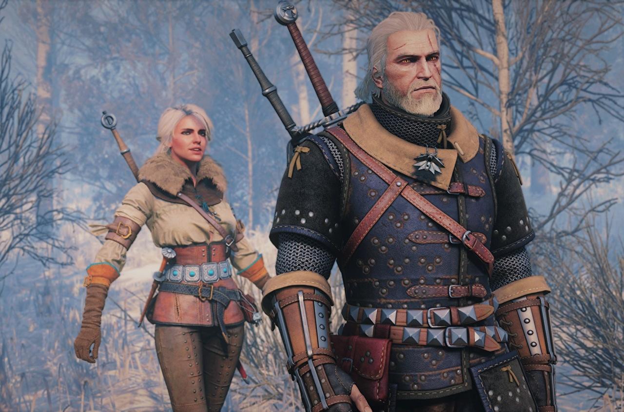 Ciri And Geralt Wallpapers Wallpaper Cave