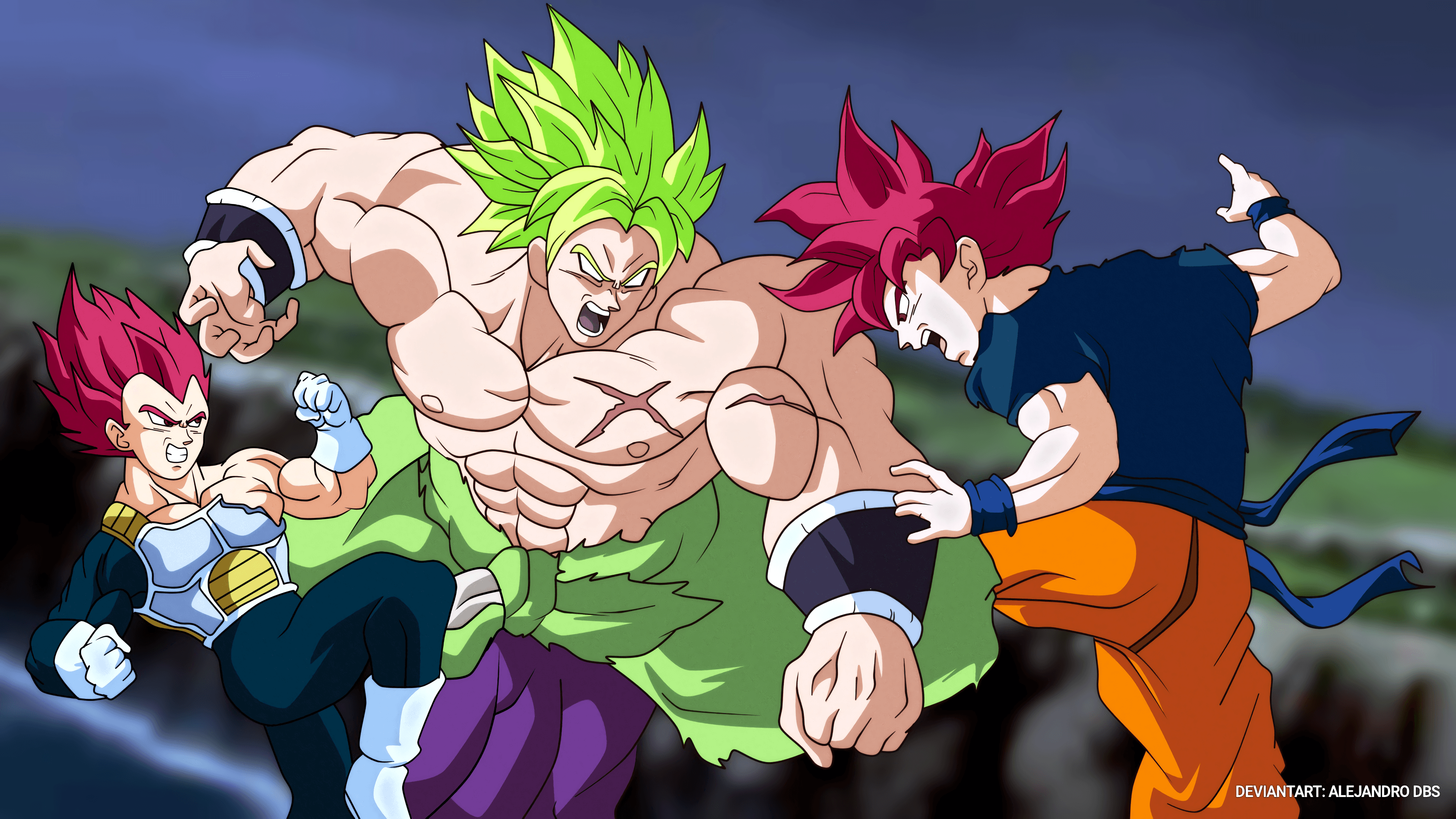 Vegeta Vs Broly Wallpapers Wallpaper Cave