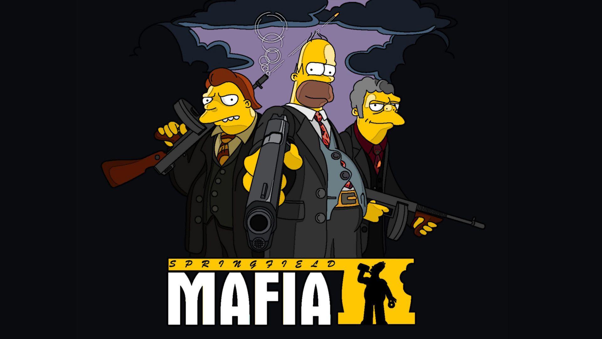 Gangster Simpson Desktop Wallpapers Wallpaper Cave