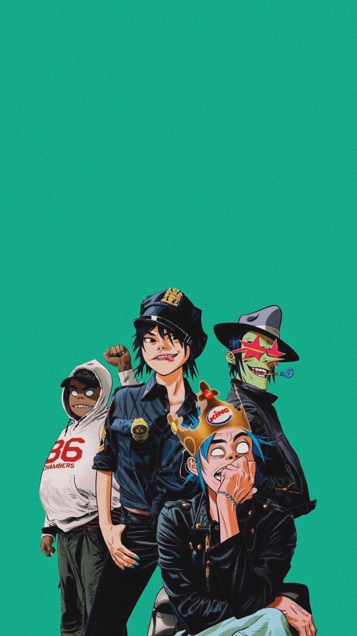 Gorillaz iPhone Wallpapers Wallpaper Cave