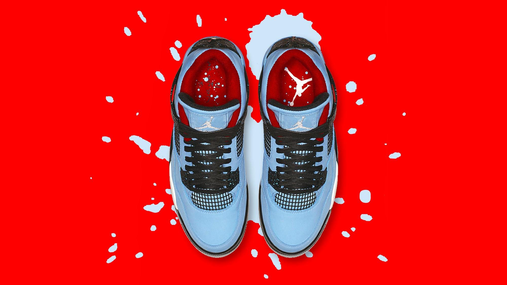 Jordan 4 Retro Travis Scott Wallpapers Wallpaper Cave