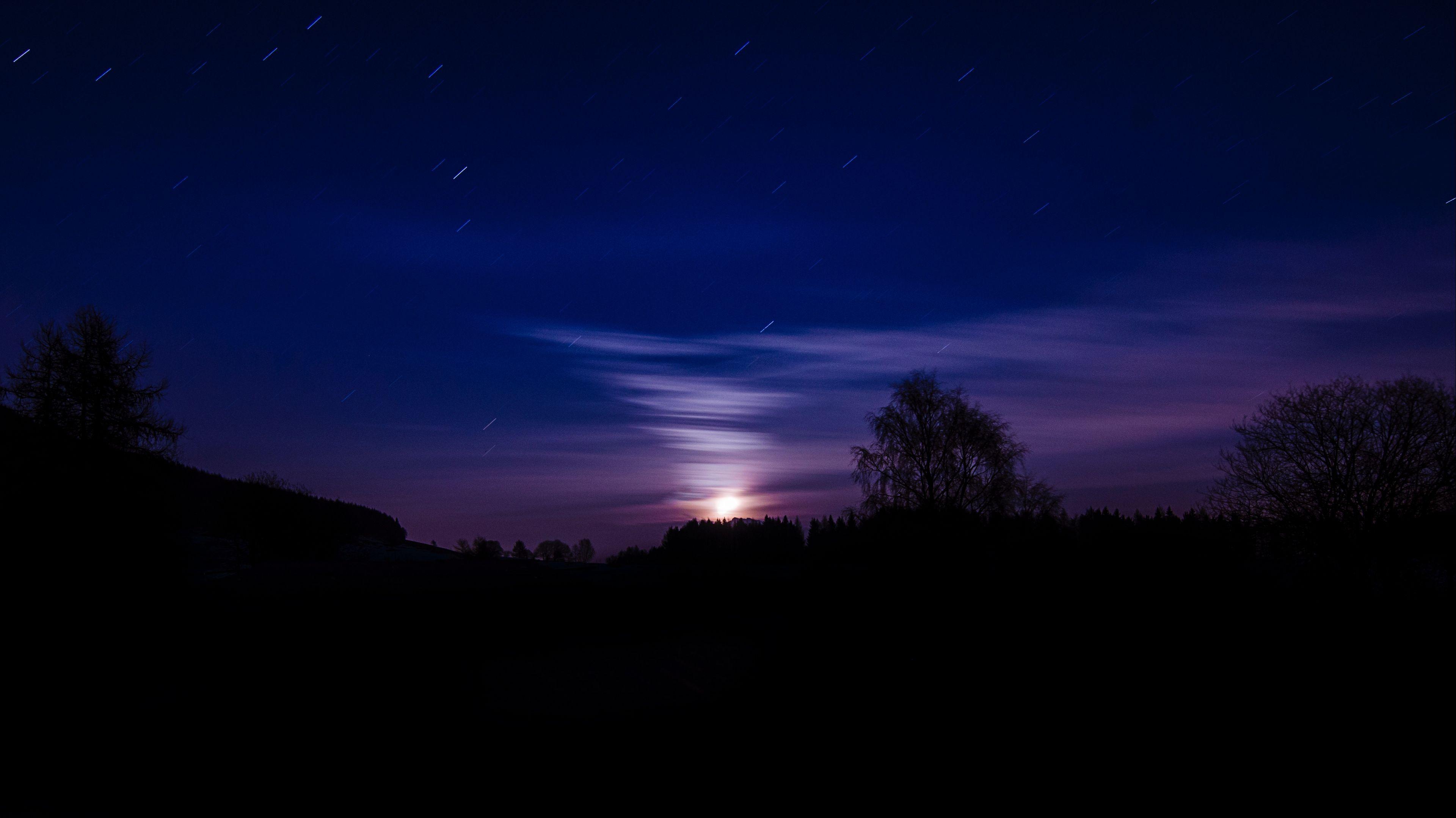 Night Sky 4k Wallpapers Wallpaper Cave