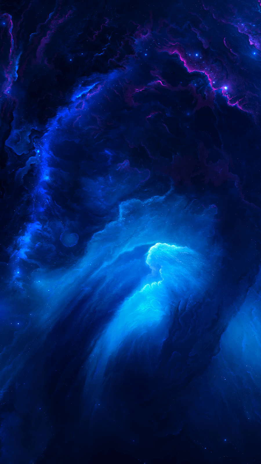 Blue Space Wallpaper For Android