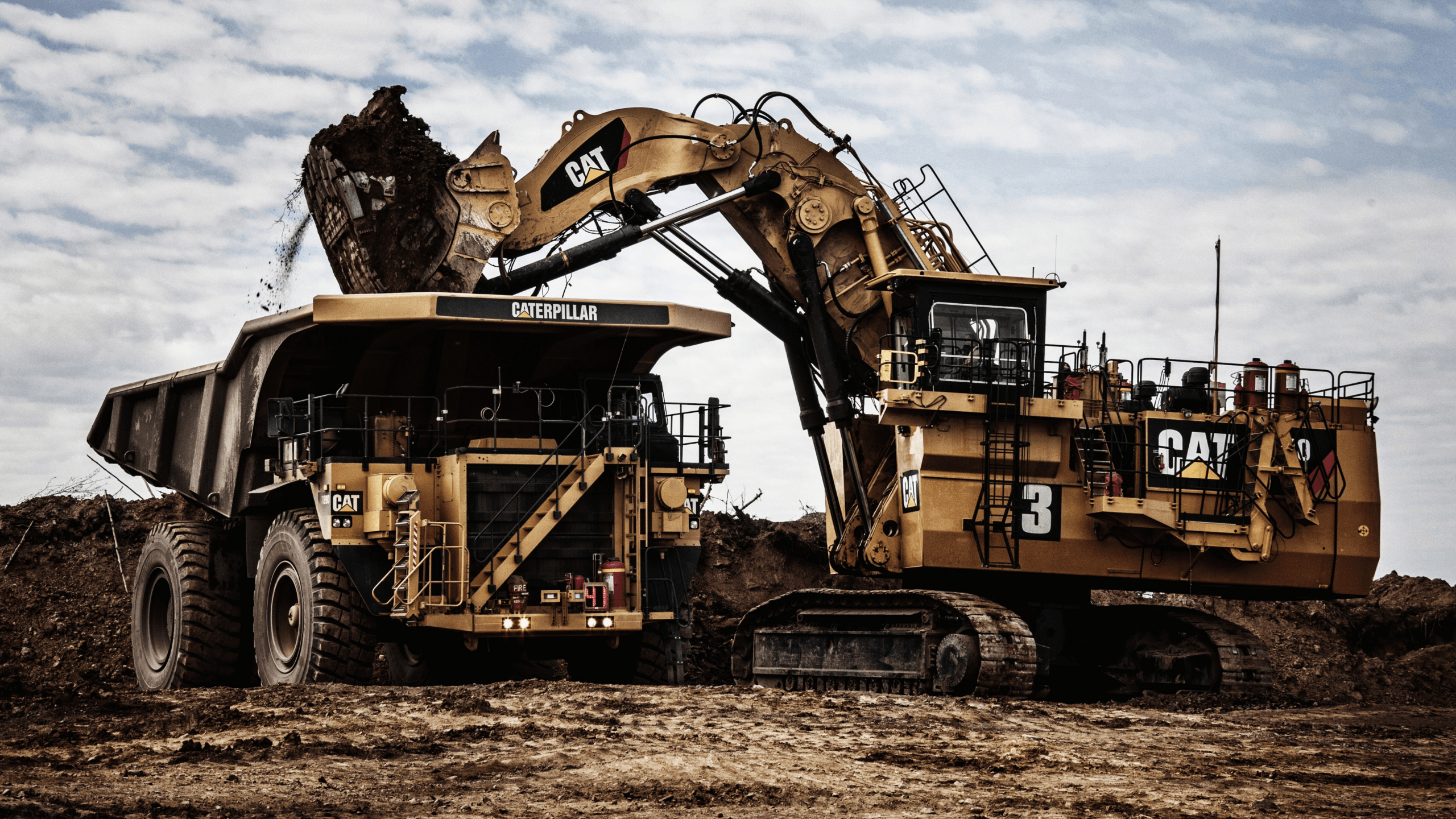 CAT Excavator Wallpapers Wallpaper Cave