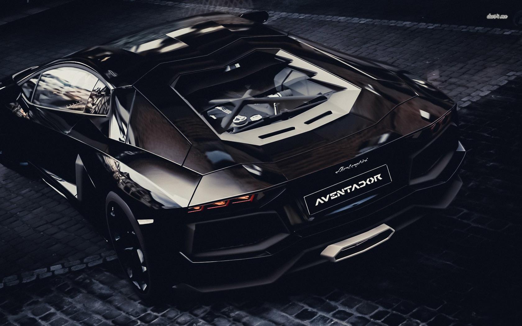 Aventador Black Desktop Wallpapers Wallpaper Cave