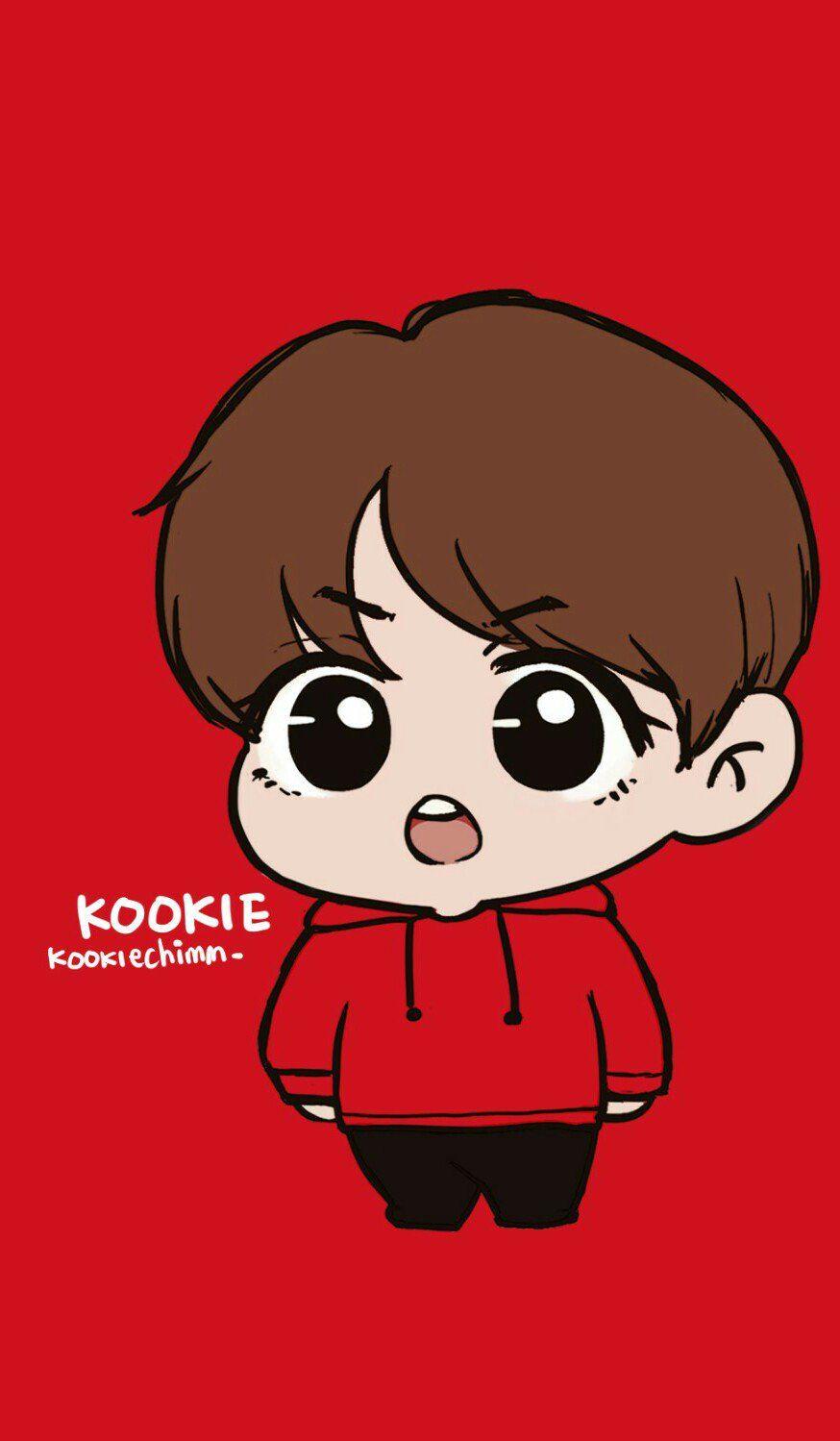 Jungkook Cartoon Wallpapers Wallpaper Cave