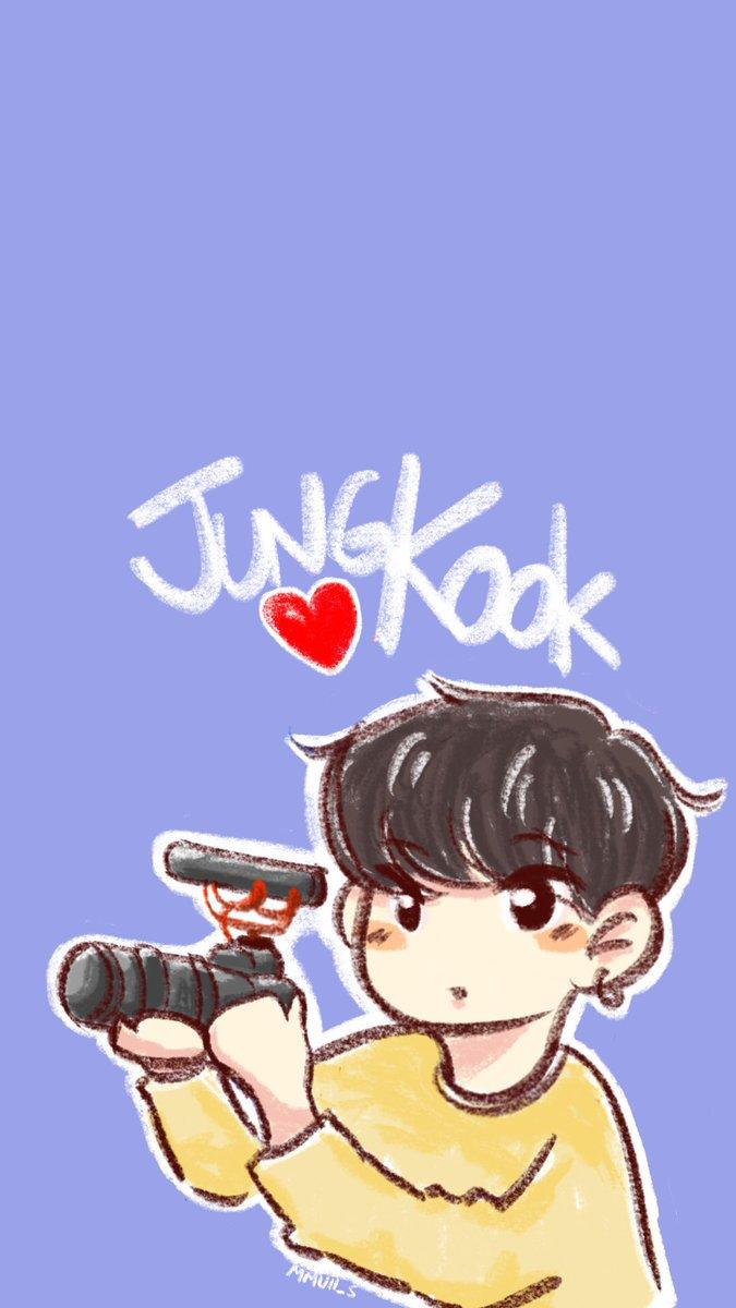 Jungkook Cartoon Wallpapers Wallpaper Cave
