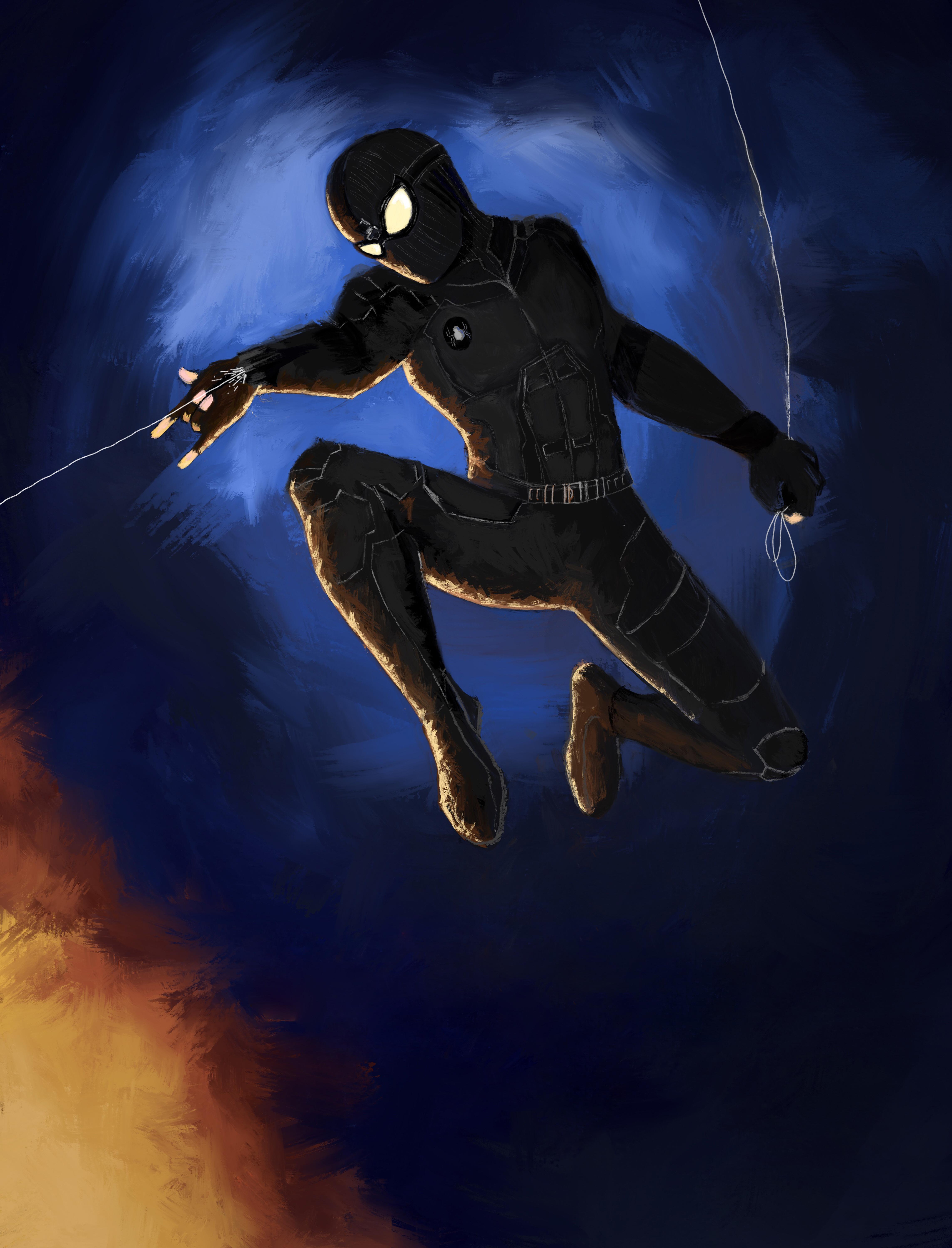 Black SpiderMan Symbol Android Mobile Wallpapers Wallpaper Cave