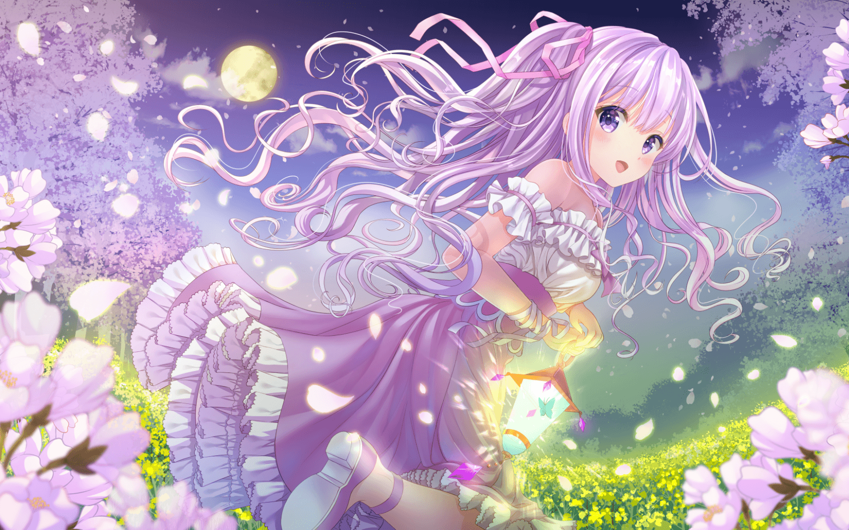 Anime Girl Violet Wallpapers Wallpaper Cave