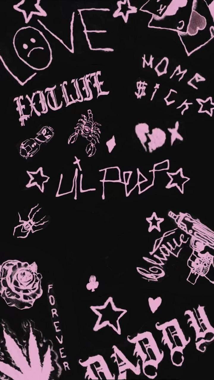 Lil Peep Pink Wallpapers Wallpaper Cave