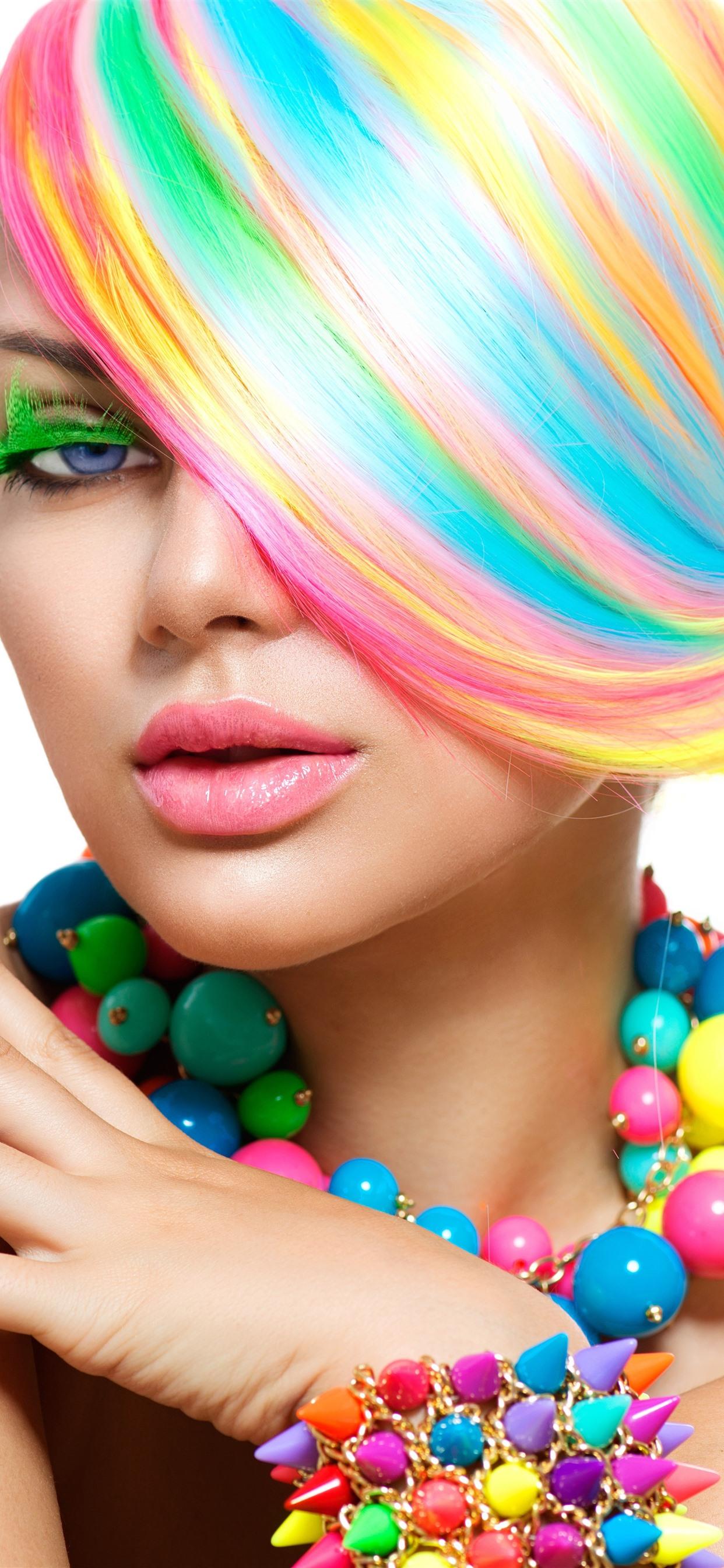 Rainbow Hair Wallpapers Wallpaper Cave