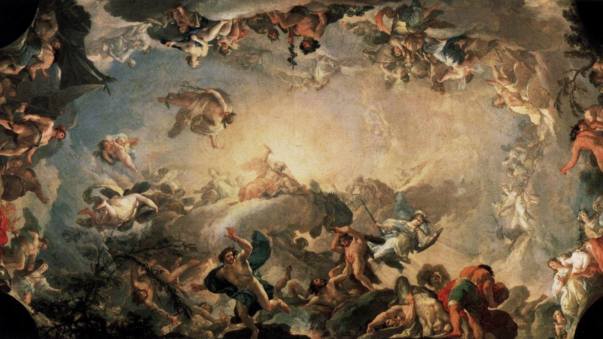 Greek Painting Desktop Wallpapers Wallpaper Cave