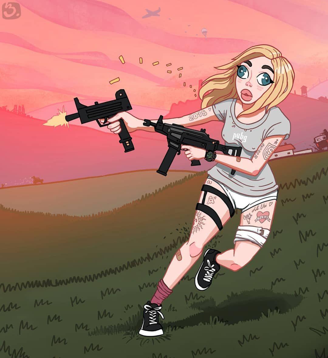 PUBG Anime Pink Wallpapers Wallpaper Cave