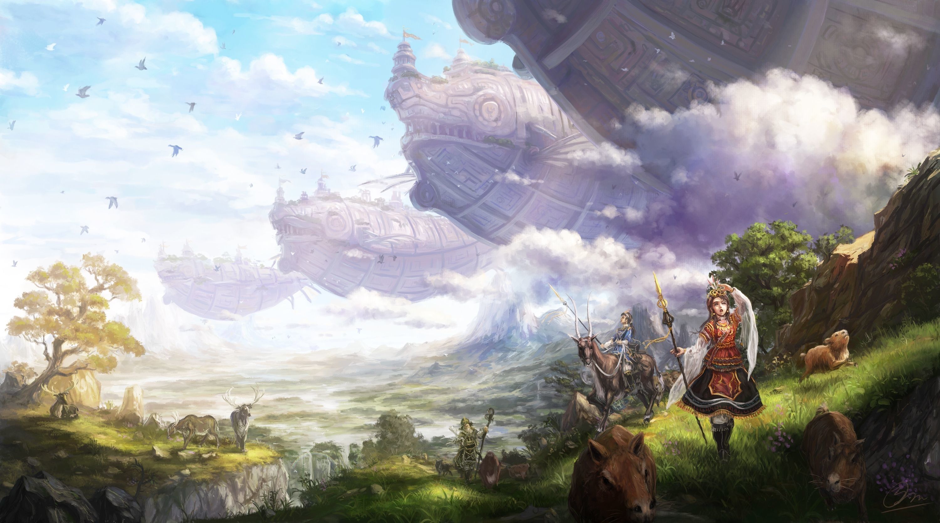 Fantasy World Anime Wallpapers Wallpaper Cave