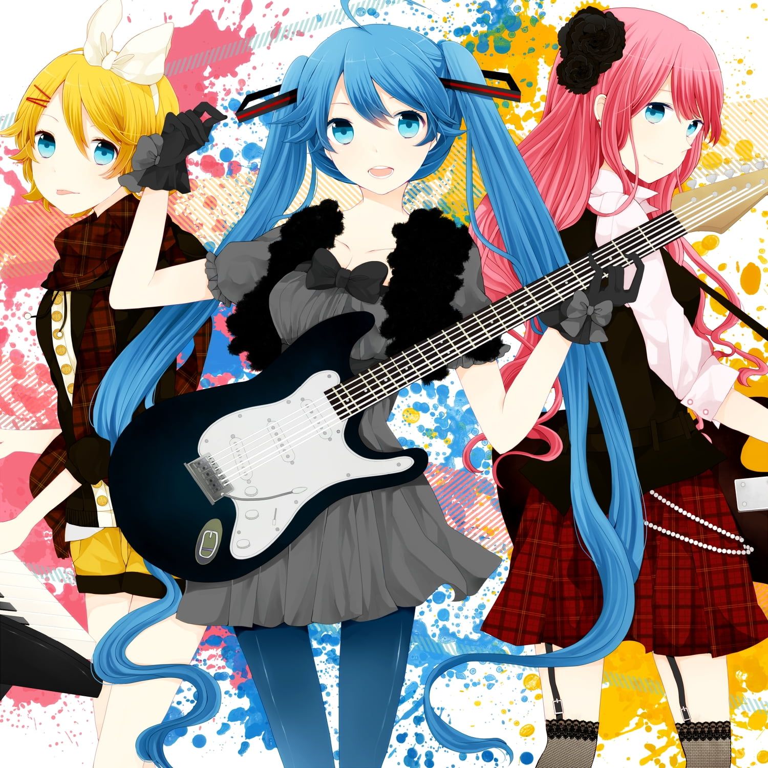 Anime Girl Band Wallpapers Wallpaper Cave