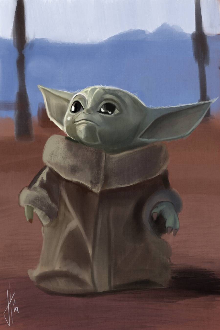 Baby Yoda For Phone Wallpapers Wallpaper Cave