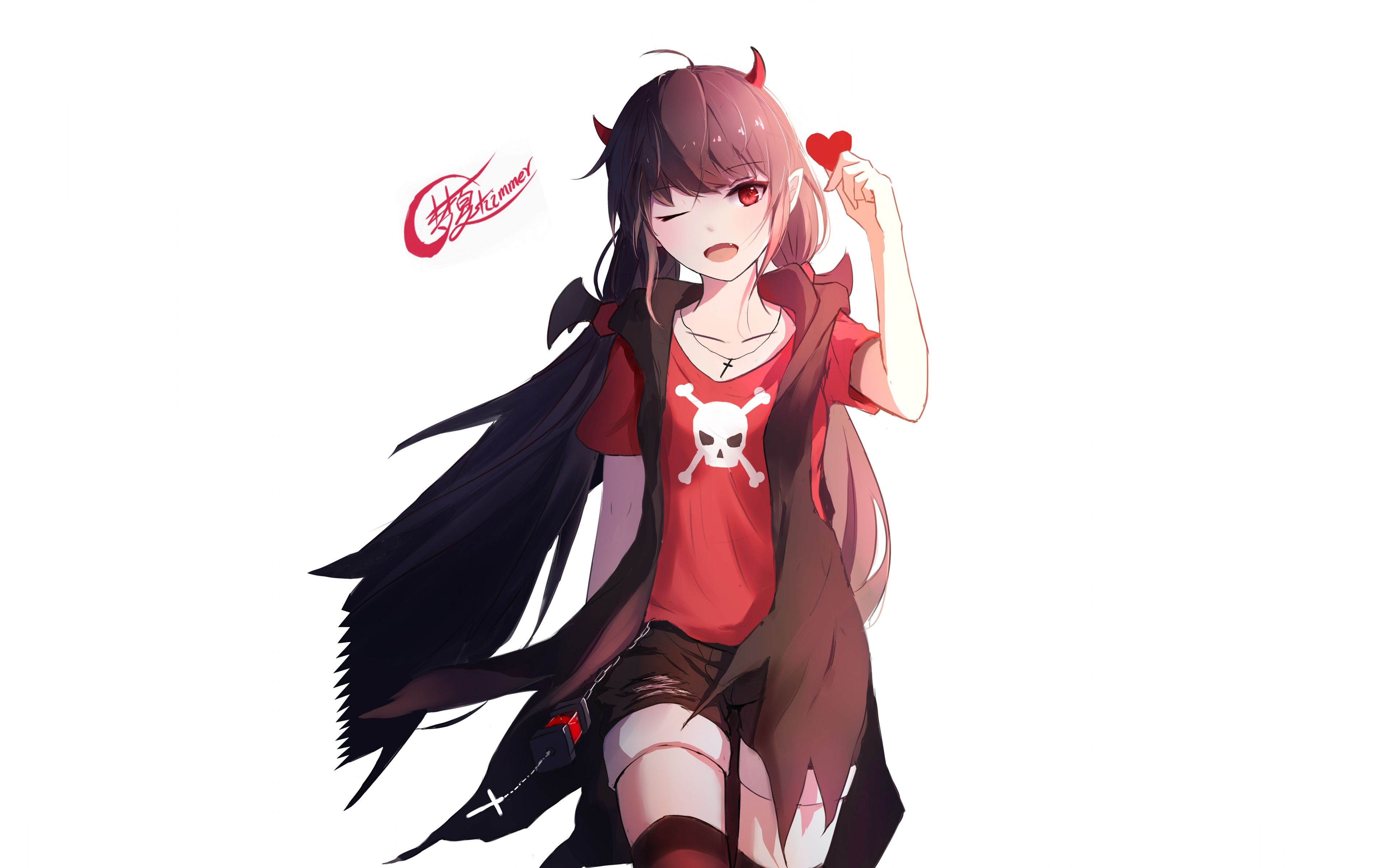 Devil Girl Anime HD Wallpapers Wallpaper Cave