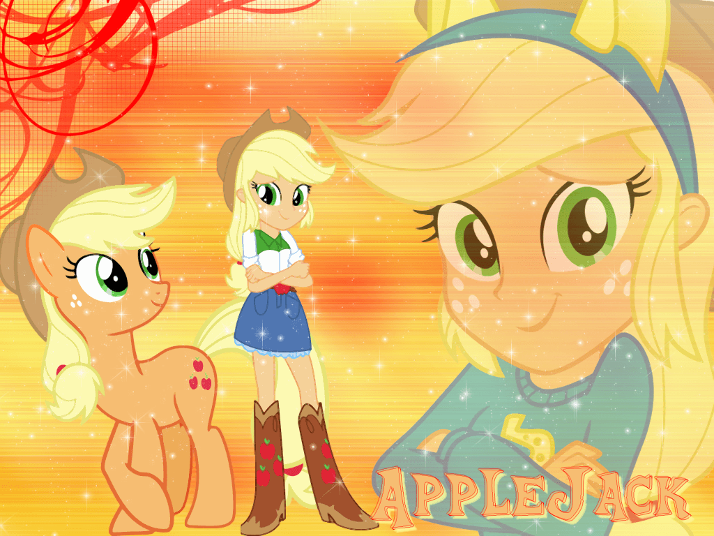 My Little Pony Equestria Girls Applejack Wallpapers Wallpaper Cave