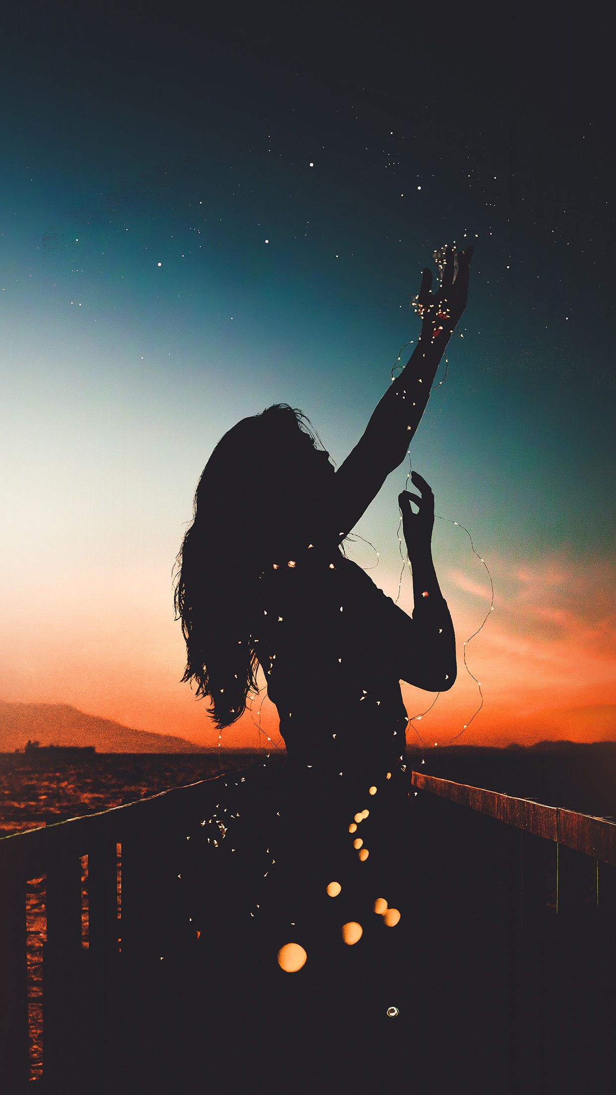 Girl And Night Wallpapers Wallpaper Cave