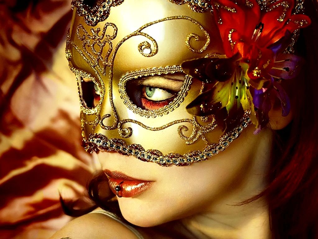 Women Mask Wallpapers Wallpaper Cave