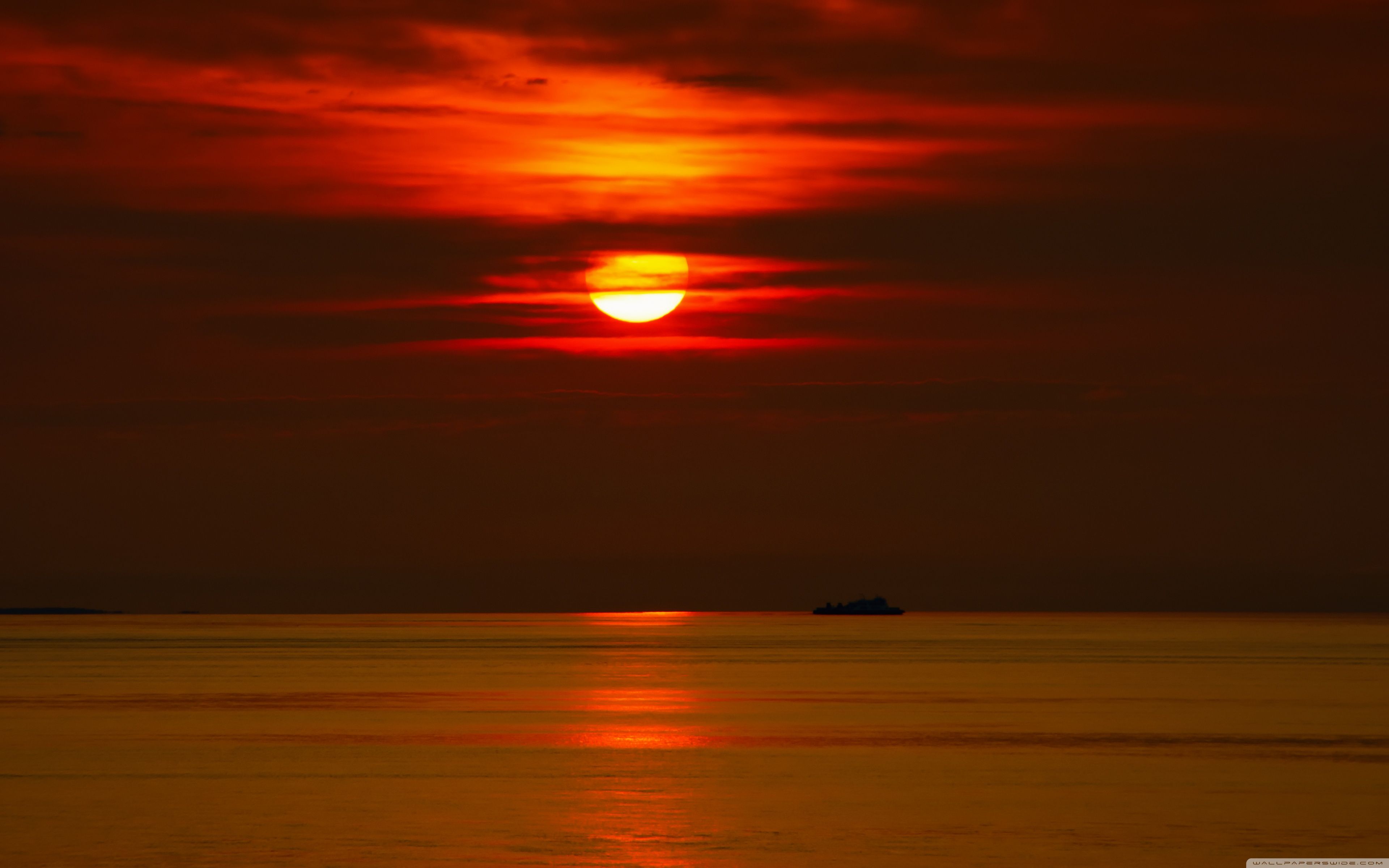 Red Sunset Wallpapers Wallpaper Cave