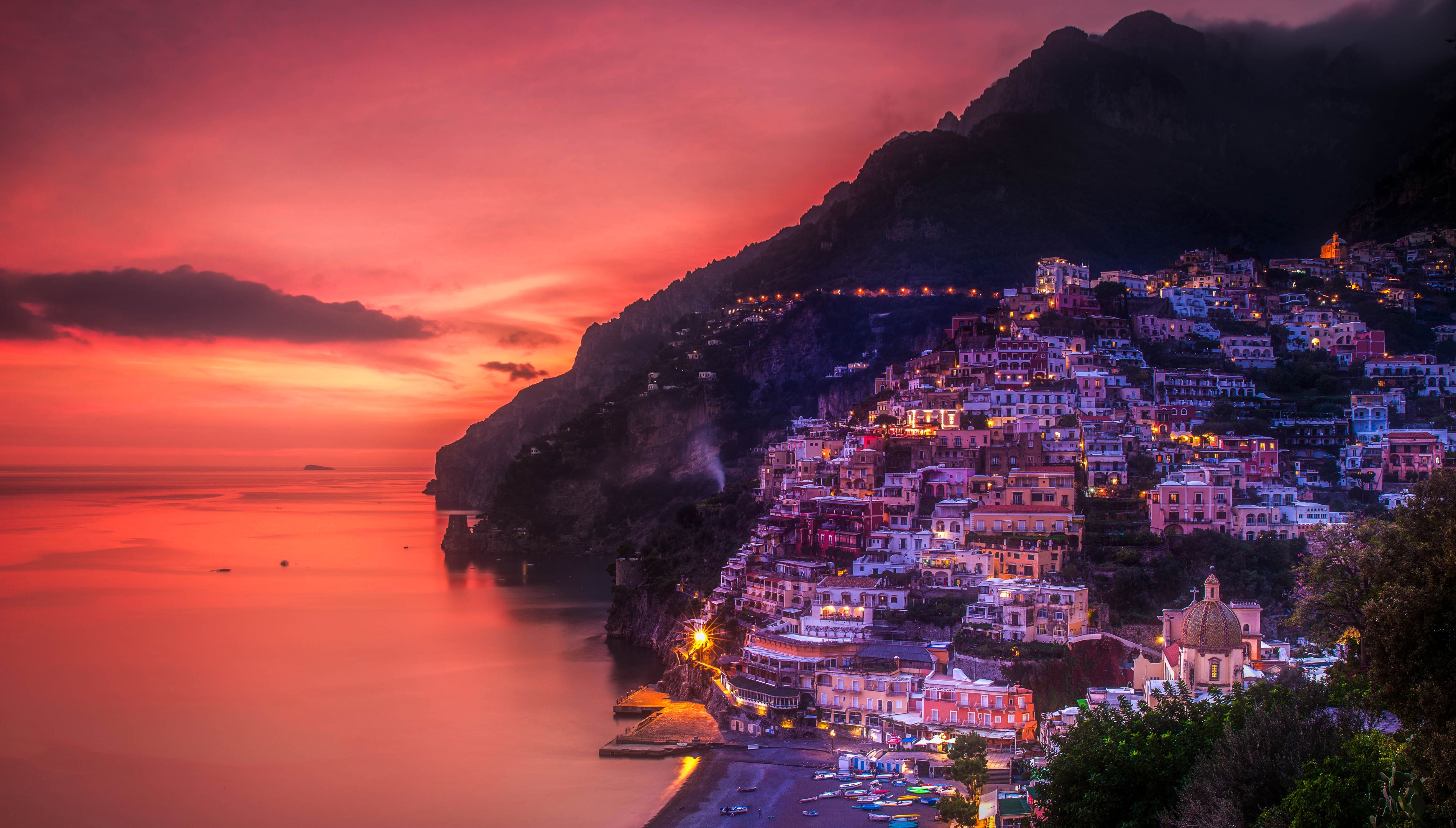 Italian Village Sunset Wallpapers Wallpaper Cave