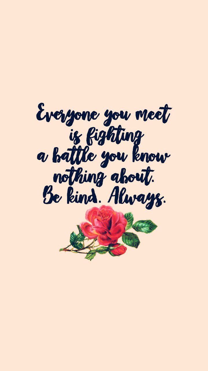 Be Kind Wallpapers Wallpaper Cave