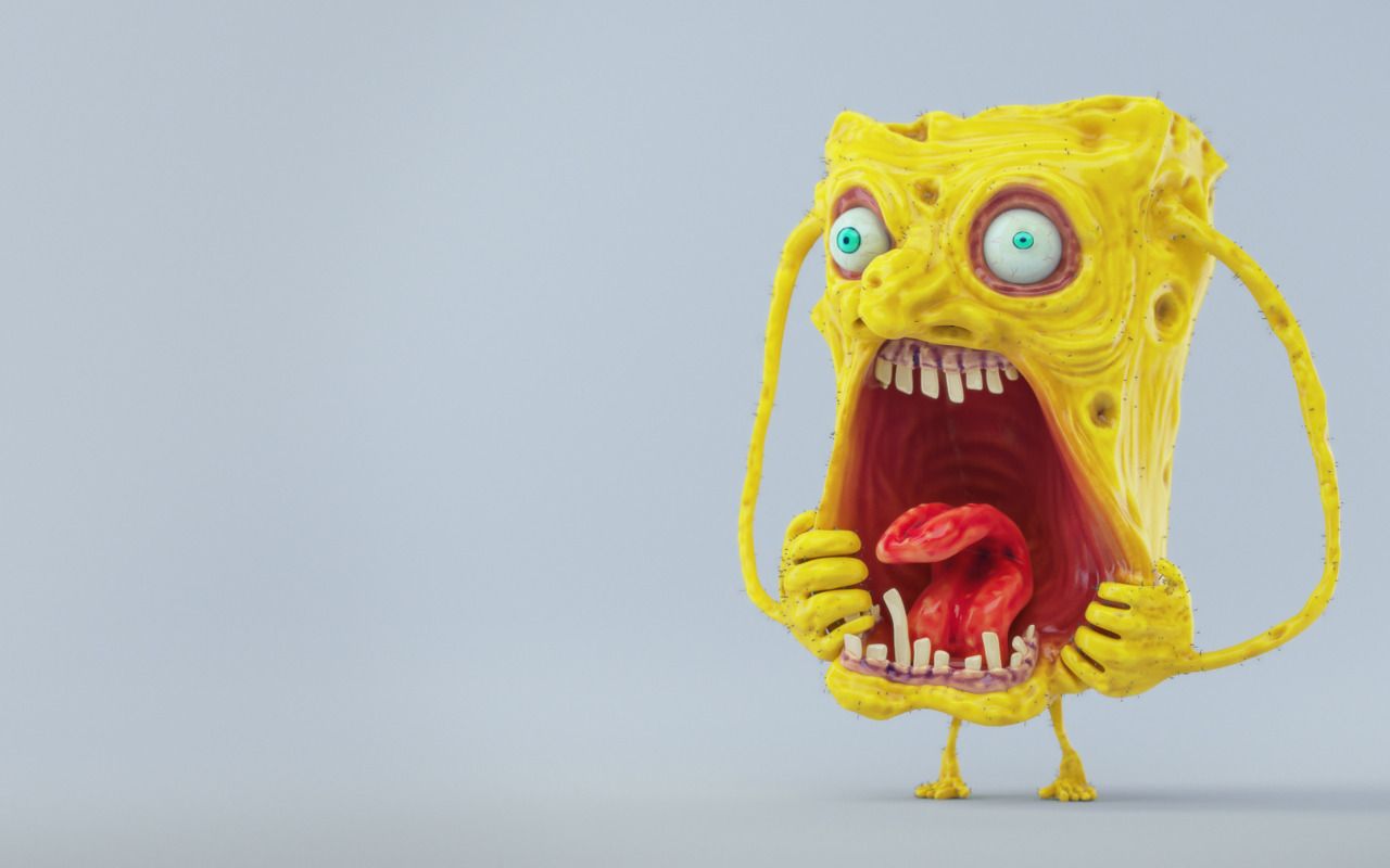 Ugly Spongebob Wallpapers Wallpaper Cave
