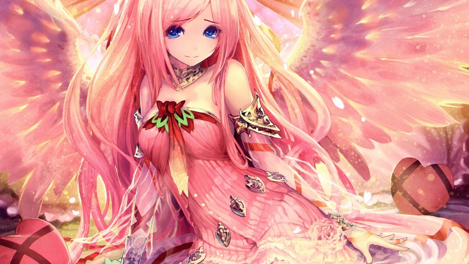 Pink Anime Girl Wallpapers Wallpaper Cave