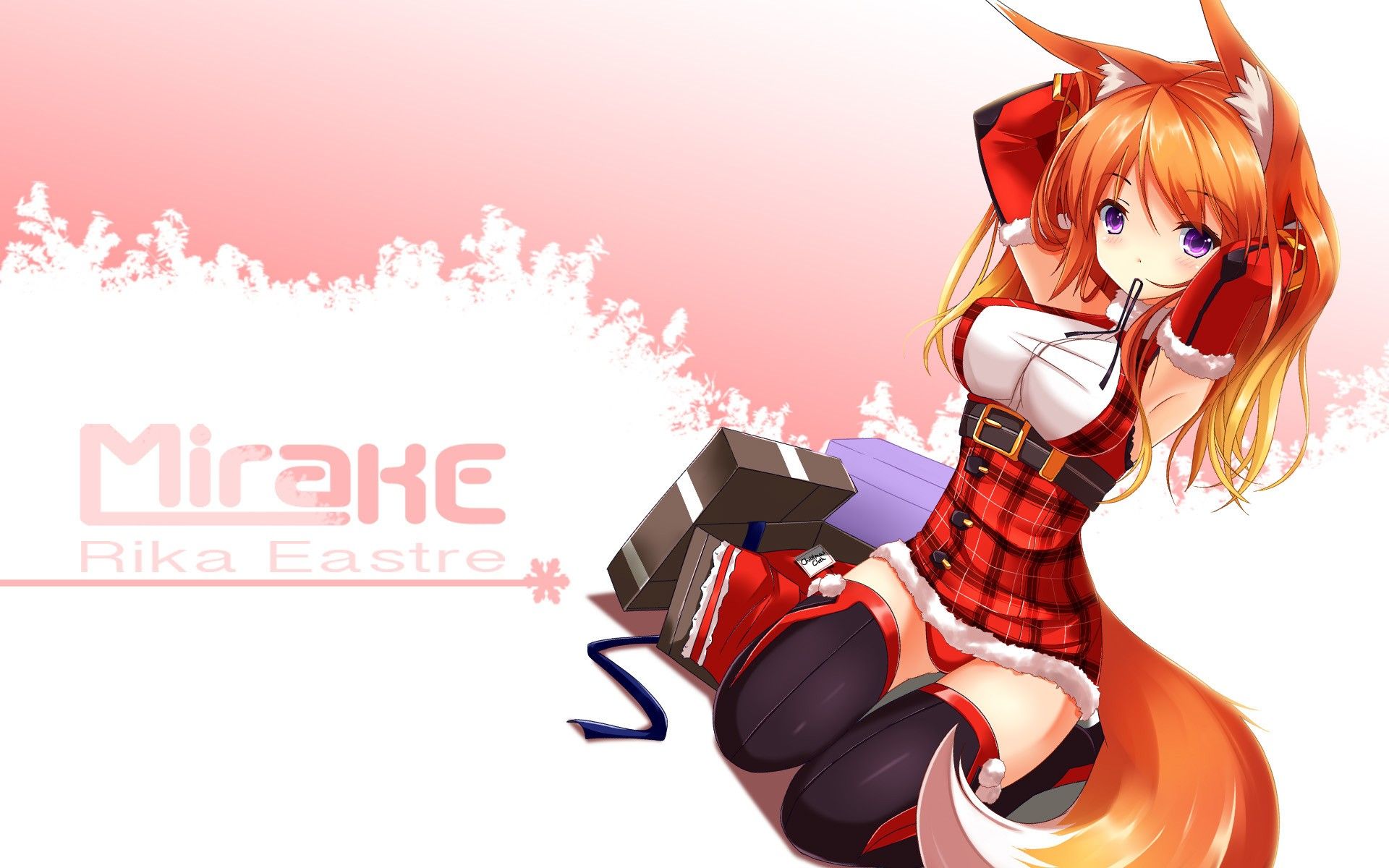 Anime Fox Girl Shy Wallpapers Wallpaper Cave