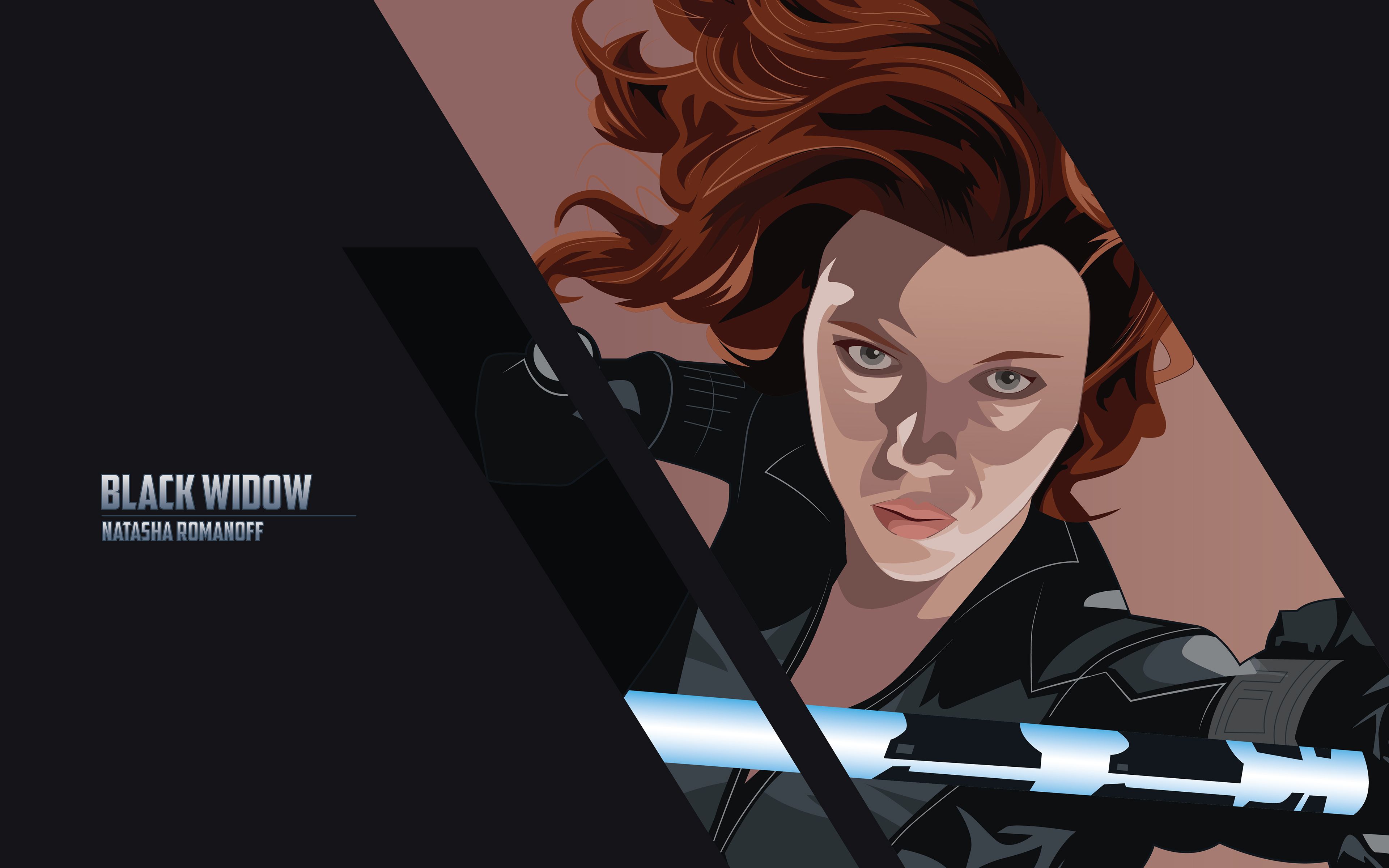 Black Widow Minimal Wallpapers Wallpaper Cave