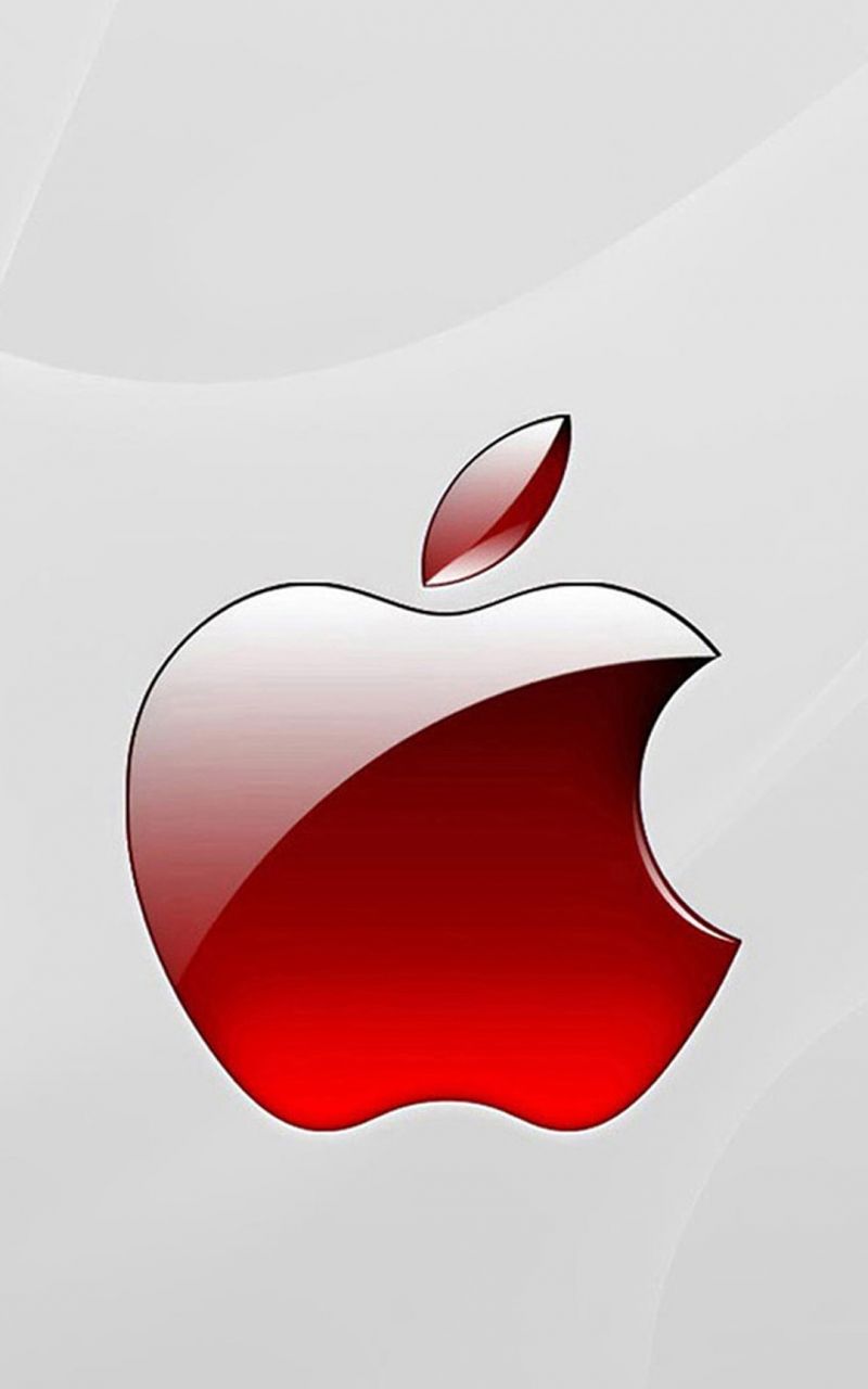 Red iPhone Logo Wallpapers Wallpaper Cave