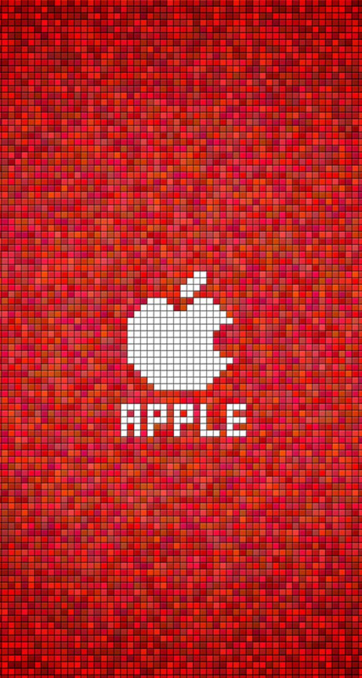 Red iPhone Logo Wallpapers Wallpaper Cave