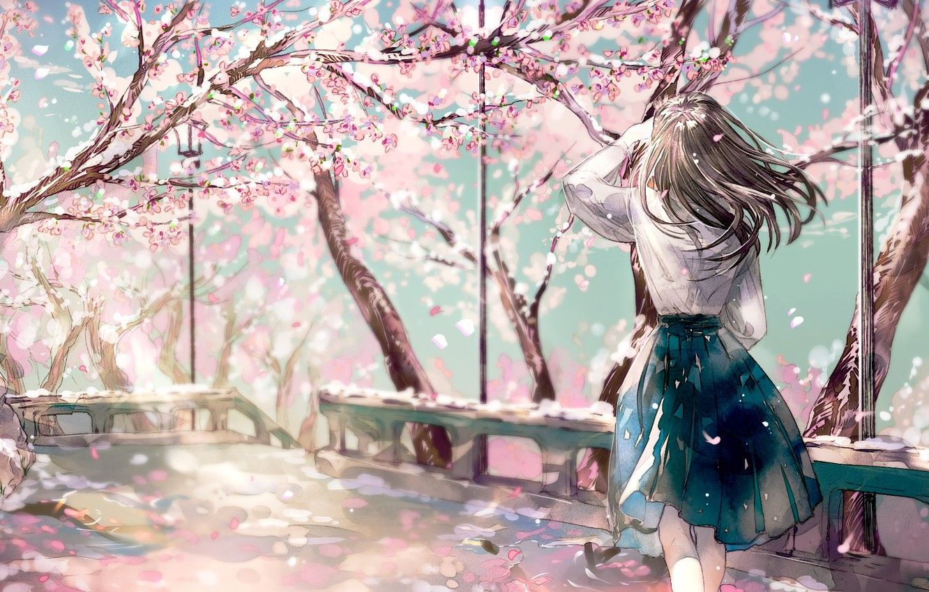 Anime Girl Spring Wallpapers Wallpaper Cave