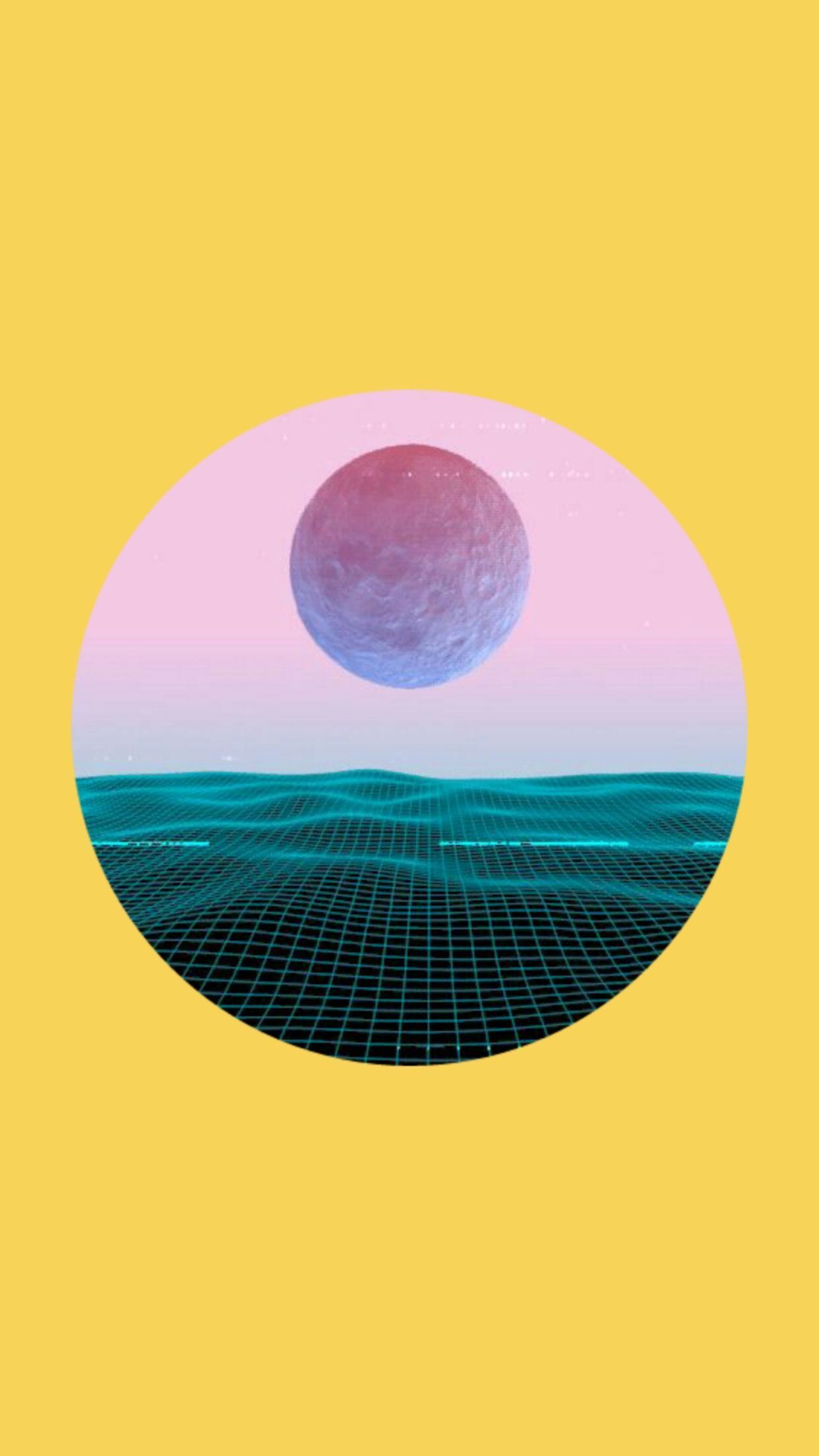 Yellow Circle Aesthetic Wallpapers Wallpaper Cave