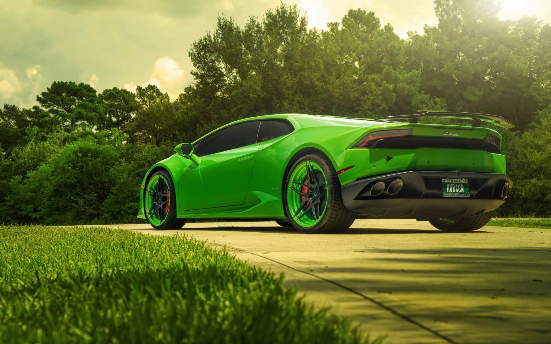 Dark Green Lambo Desktop HD Wallpapers Wallpaper Cave