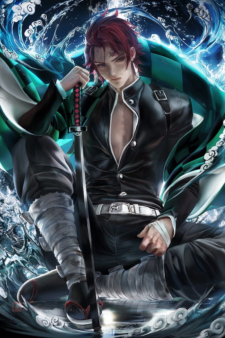iPhone Tanjiro Wallpapers Wallpaper Cave