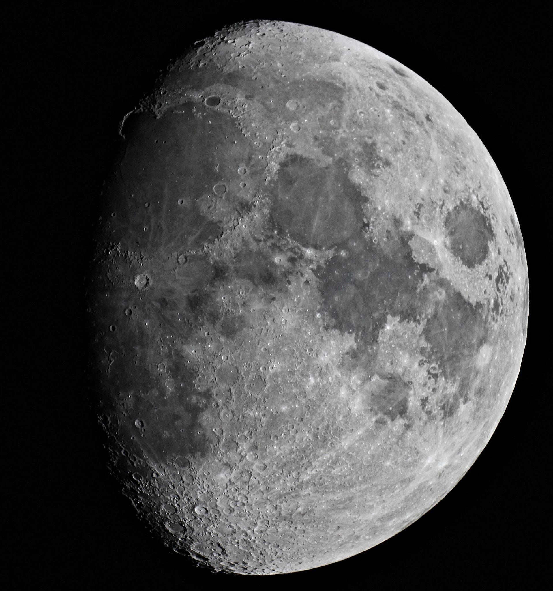 Waning Gibbous Moon Wallpapers Wallpaper Cave