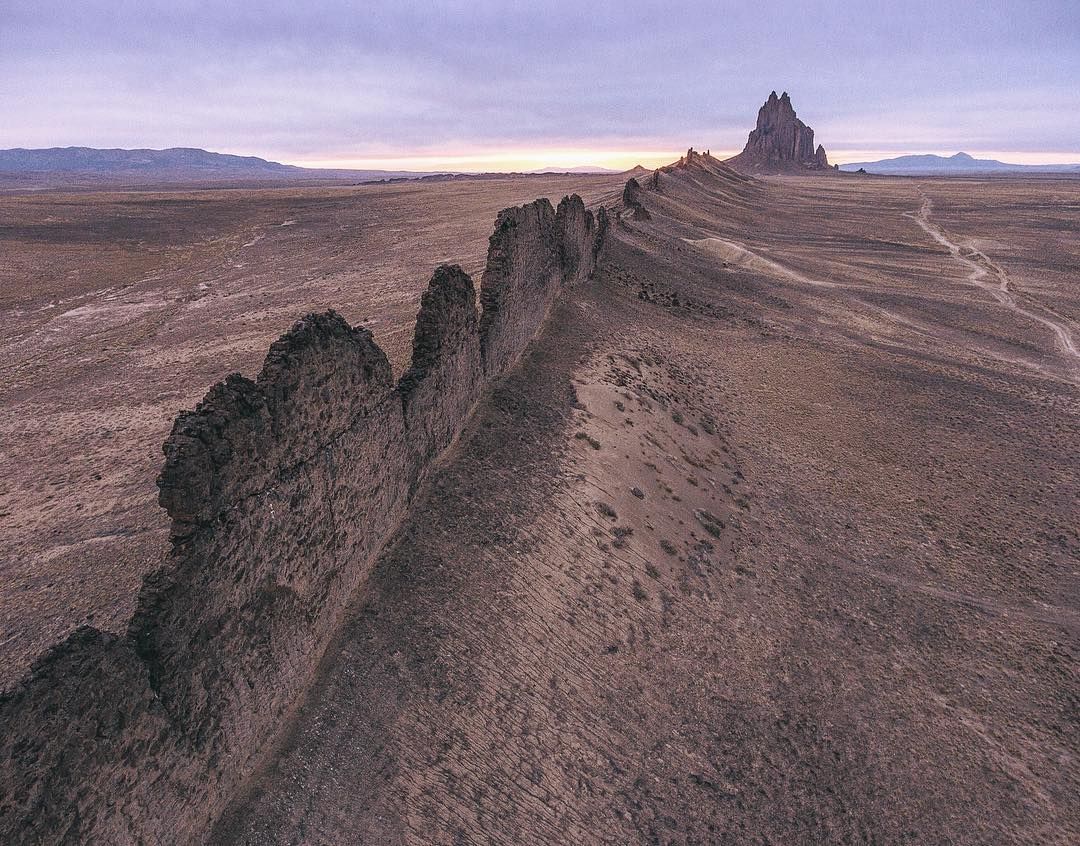 Shiprock Rock Formation New Mexico Wallpapers Wallpaper Cave