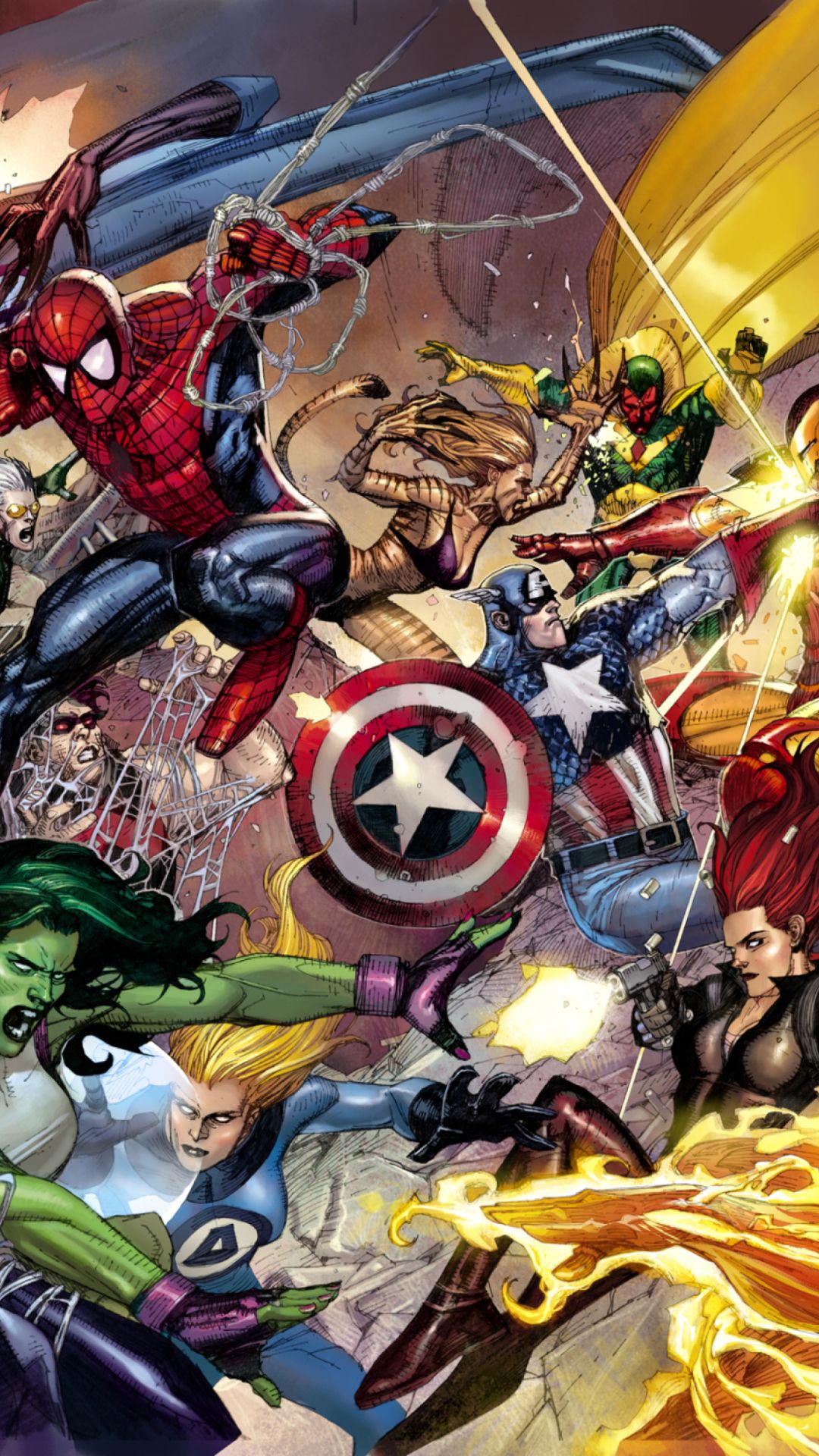 Marvel Mobile HD Wallpapers Wallpaper Cave